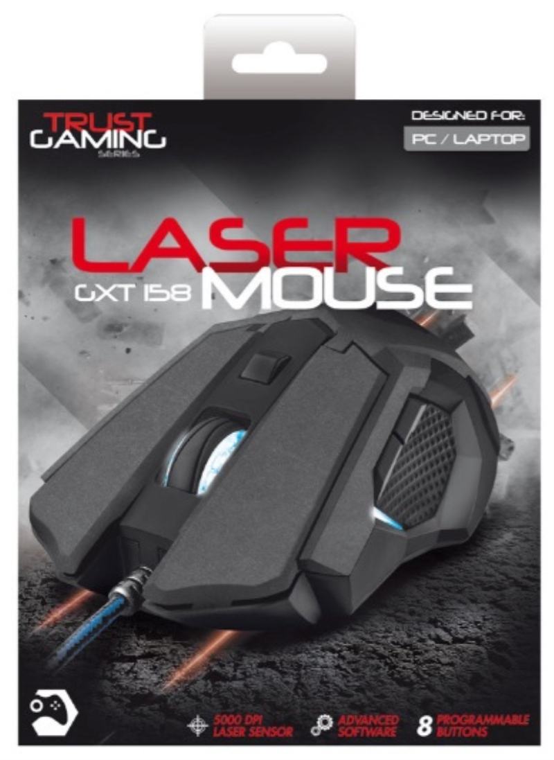 TRUST TRUST MOUSE GAMING LASER ORNA GXT158 TRUST TRUST MOUSE GAMING LASER ORNA GXT158